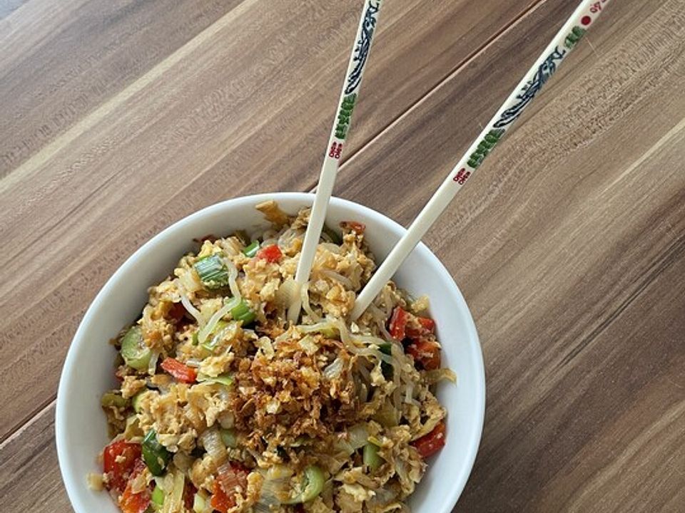 Shirataki-Nudel-Gemüsepfanne von gwenstefani| Chefkoch