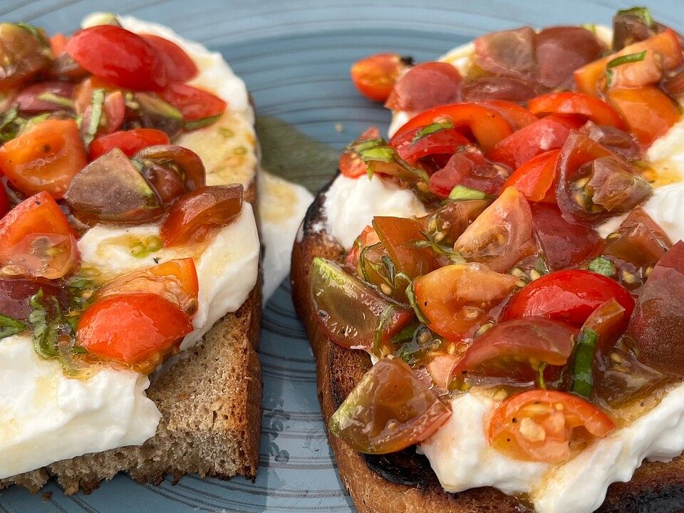 Burrata-Tomaten-Brot von fuchsra| Chefkoch