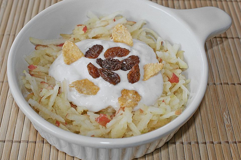 Apfel - Müsli Apfel - Müsli