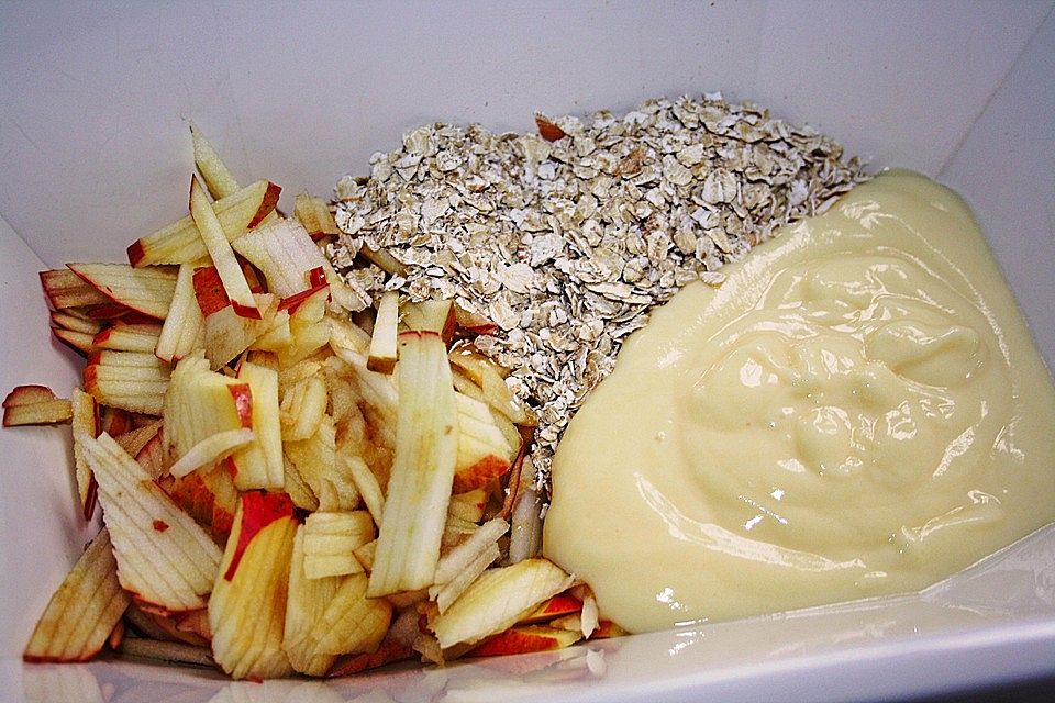 Apfel - Müsli Apfel - Müsli