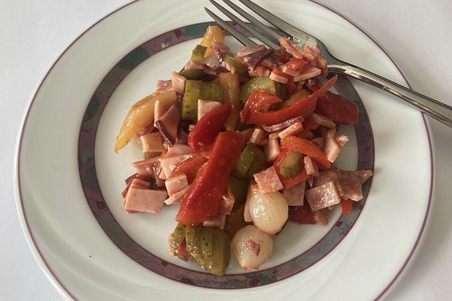 Wurstsalat mit Letscho von laurinili| Chefkoch Wurstsalat mit Letscho von laurinili| Chefkoch