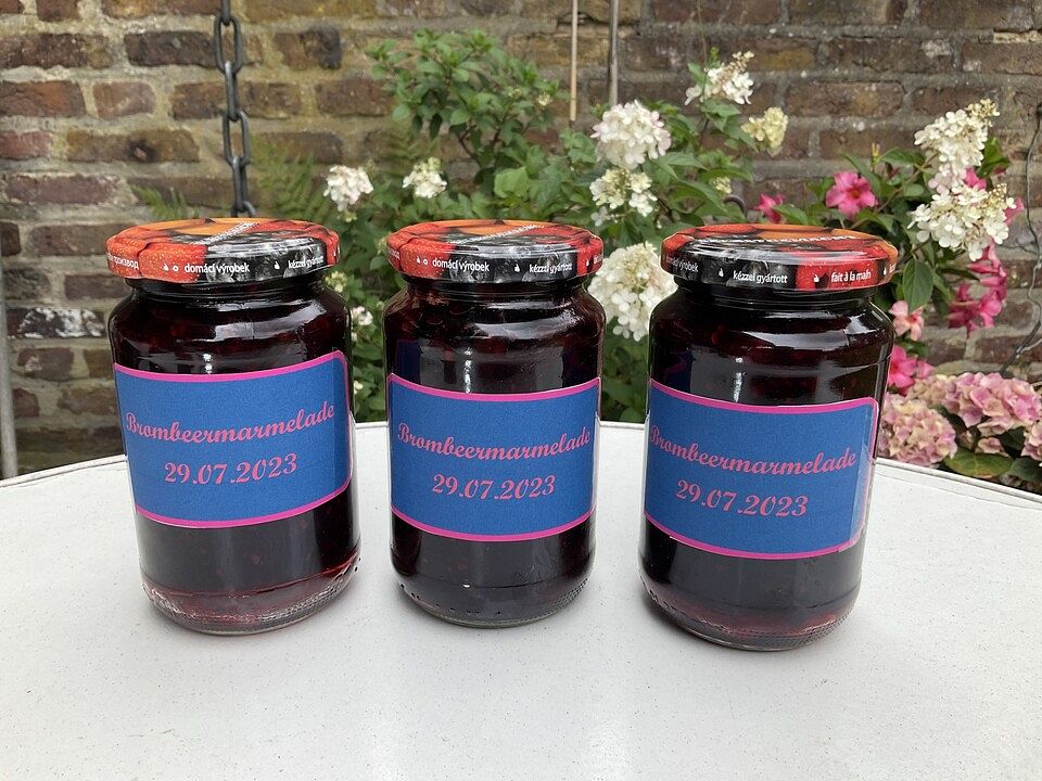 Brombeermarmelade frisch geerntet von Lecker-Wirtz| Chefkoch