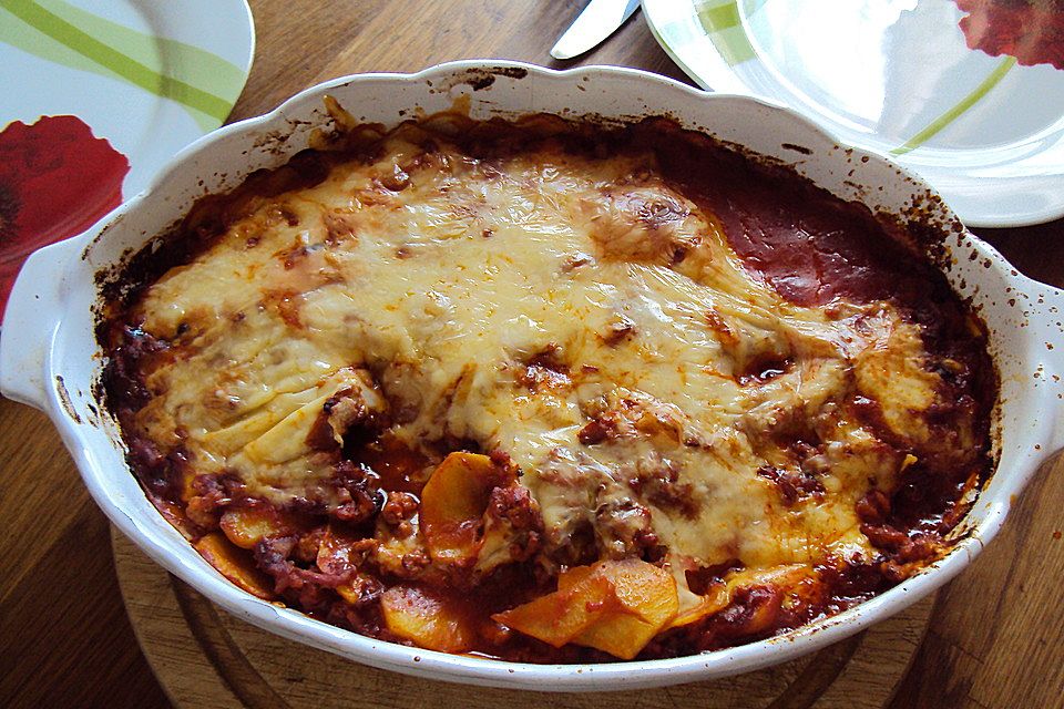 Hackfleisch - Tomaten - Kartoffel - Gratin