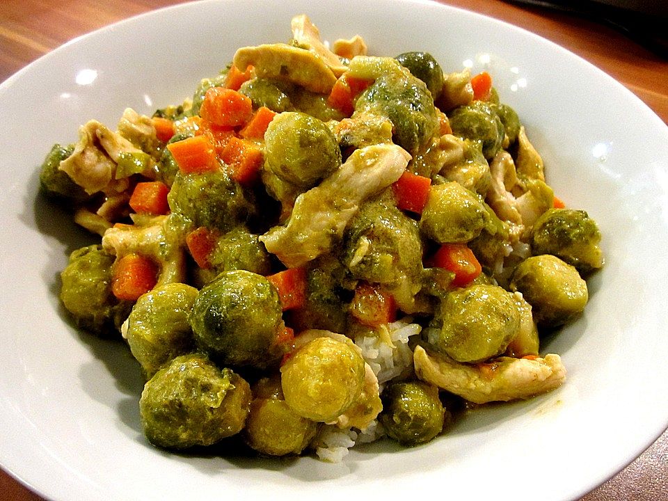 Ibu's Rosenkohl - Curry mit Hühnchen von Käthe| Chefkoch Ibu's Rosenkohl - Curry mit Hühnchen von Käthe| Chefkoch