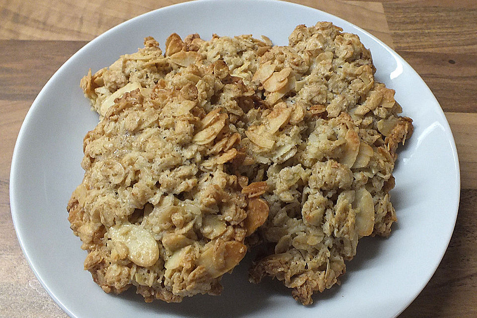 Vanille - Mandel - Haferflockenplätzchen