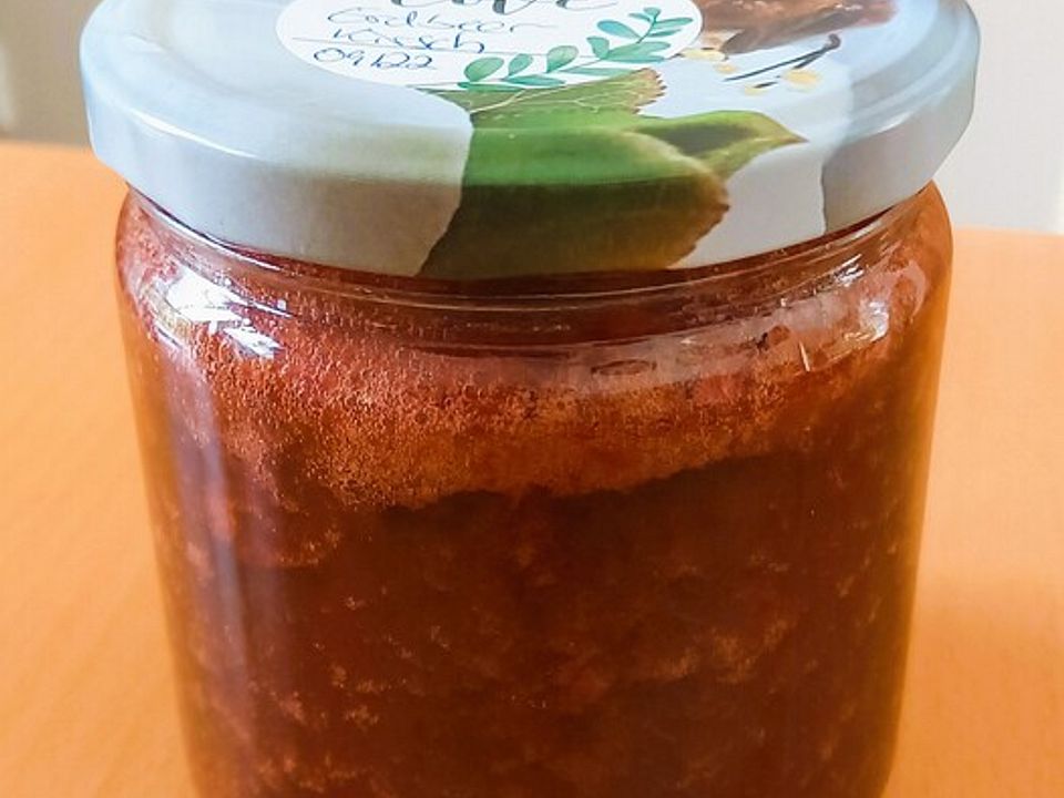 Erdbeer-Kirsch-Marmelade mit einem Hauch Amaretto von Grasi2012| Chefkoch