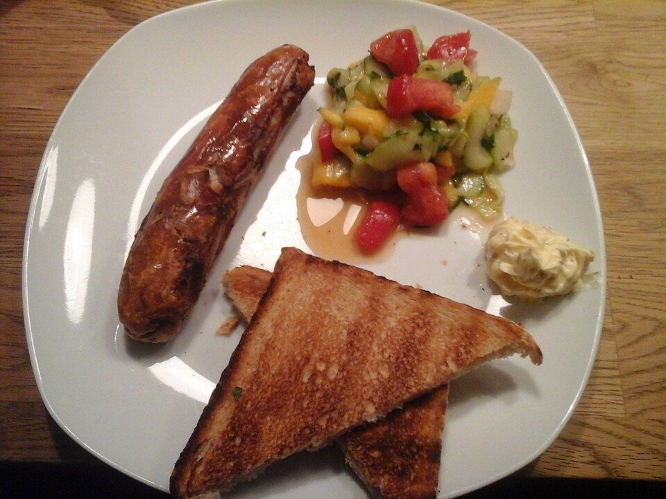 Asiatischer Mango-Gurken-Tomaten-Paprika-Salat von Berenike | Chefkoch