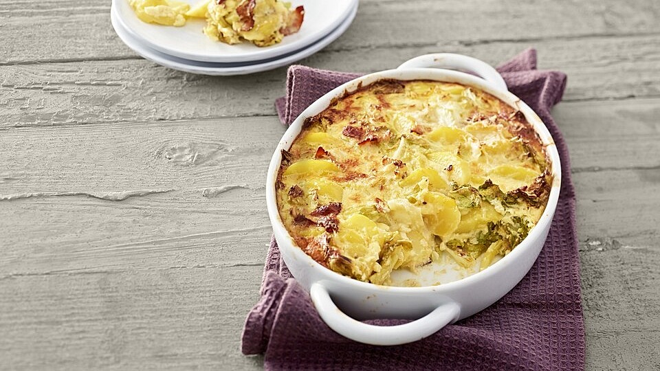 Kartoffelauflauf Carbonara
