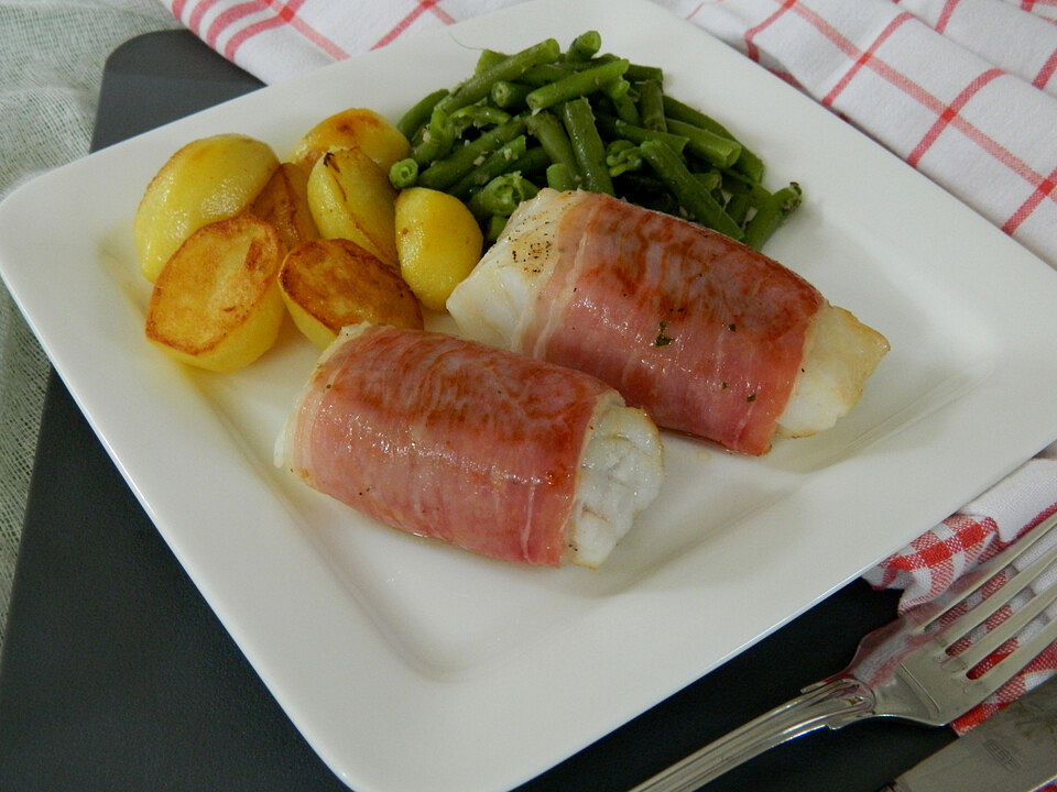 Kabeljau Saltimbocca In Parmesan Piccata Auf Scampipesto - Rezepte Suchen