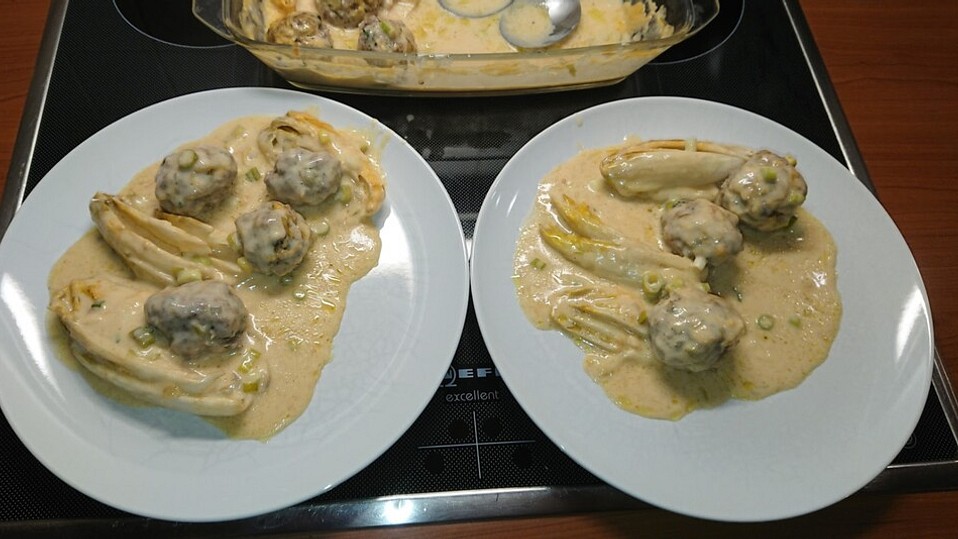 Chicorée mit Hackbällchen von tonirex