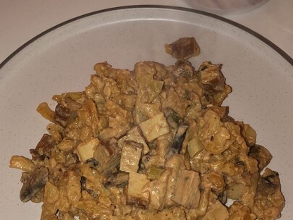 Vegane Spätzle mit Pilz-Sahne-Sauce von MinasKochstube| Chefkoch
