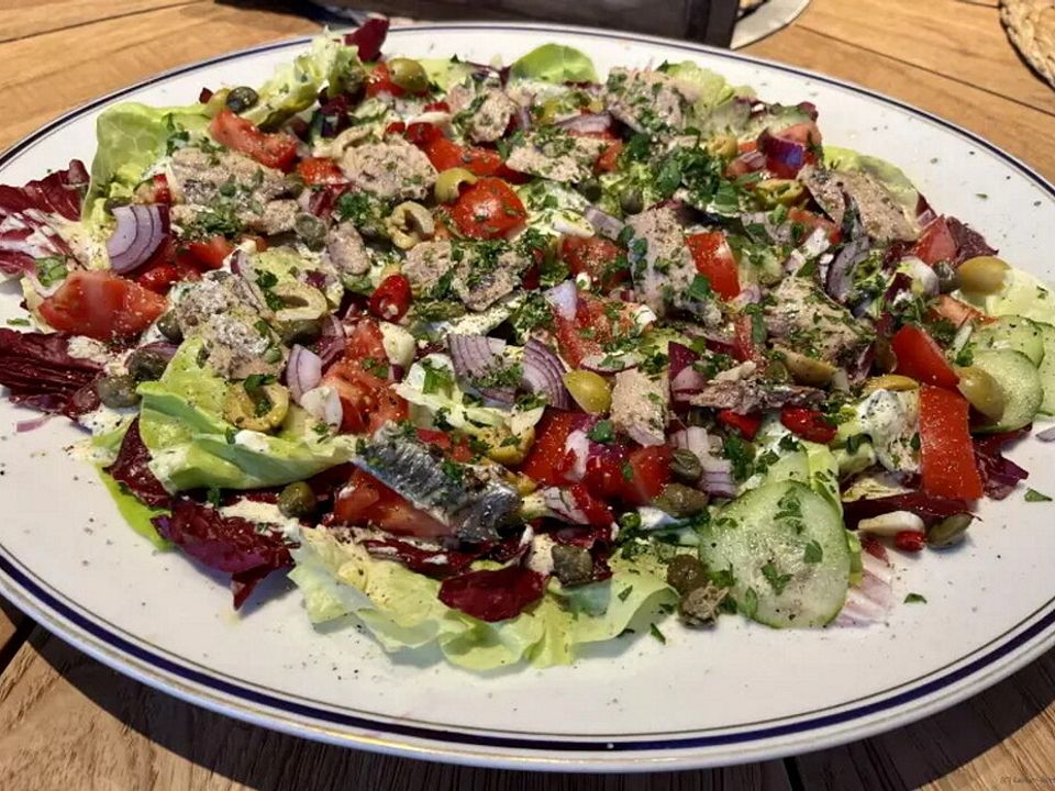 Salatplatte mit Radicchio und Sardinen von Lecker-Wirtz| Chefkoch