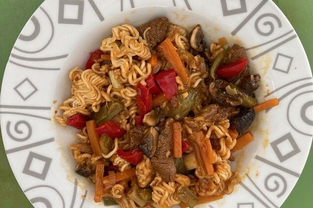 Asiatischer Gemüse-Wok mit Mango von OnkelKlausi| Chefkoch