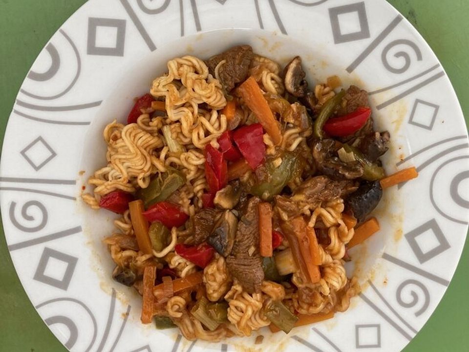 Asiatischer Gemüse-Wok mit Mango von OnkelKlausi| Chefkoch