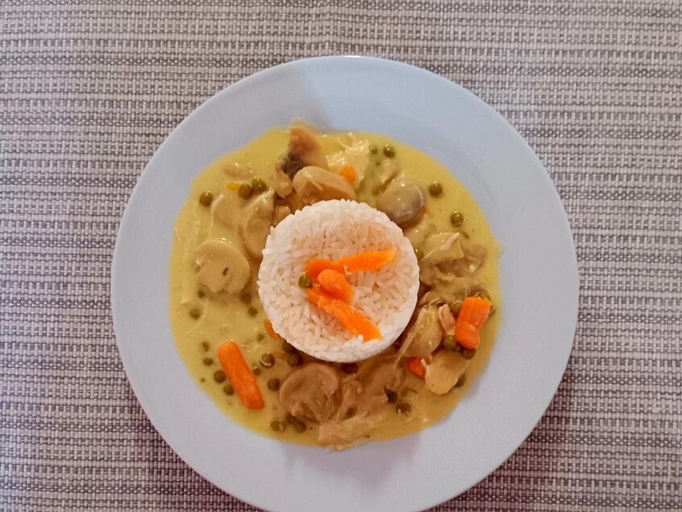 Hühnerfrikassee - schnell und einfach gemacht von bienejanka| Chefkoch Hühnerfrikassee - schnell und einfach gemacht von bienejanka| Chefkoch