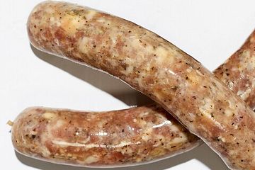 Breakfast Sausage mit Lamm und Blue Stilton