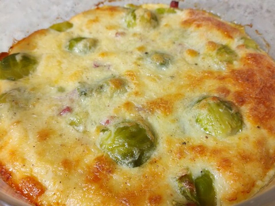 Rosenkohlgratin mit Speck von Lovemyfood| Chefkoch