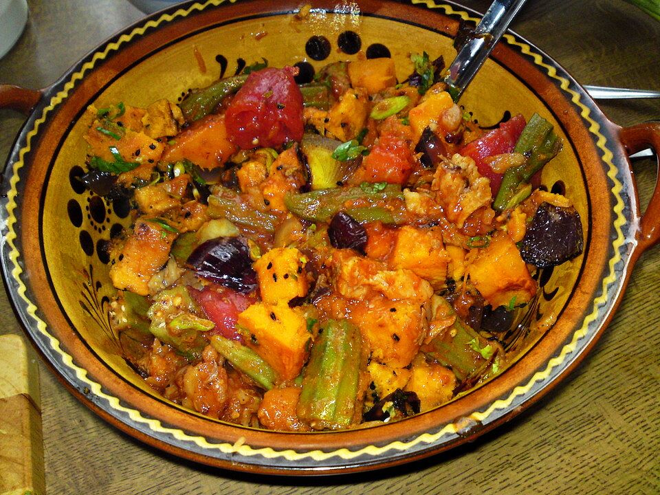 Bunter Lamm-Kürbiseintopf mit Okra von gandalf99| Chefkoch
