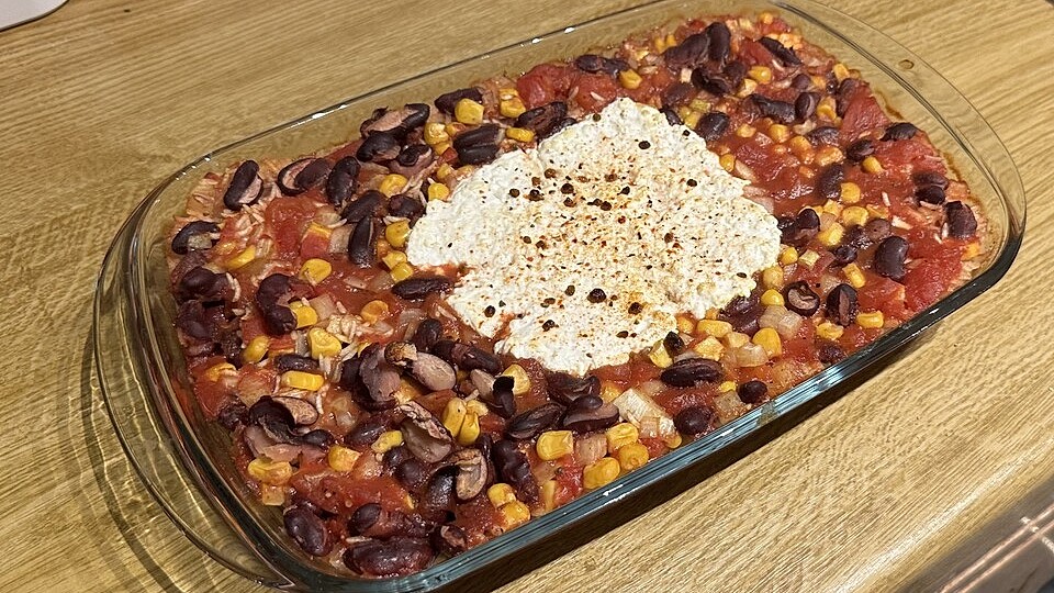 Reis-Mais-Bohnenauflauf-image