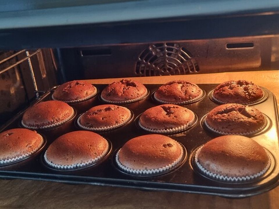 Schokomuffins mit half-baked Kern von Muxelchen| Chefkoch