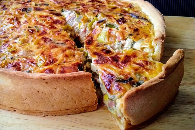 Lauch-Champignon-Quiche mit Speck von zuiko| Chefkoch
