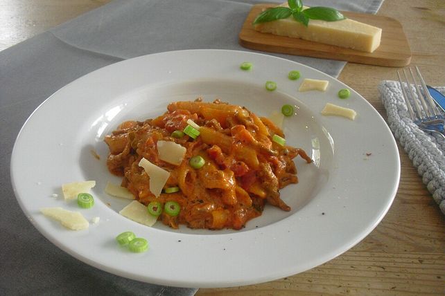 Cremige One Pot Pasta nach Bologneser Art von Monticina| Chefkoch