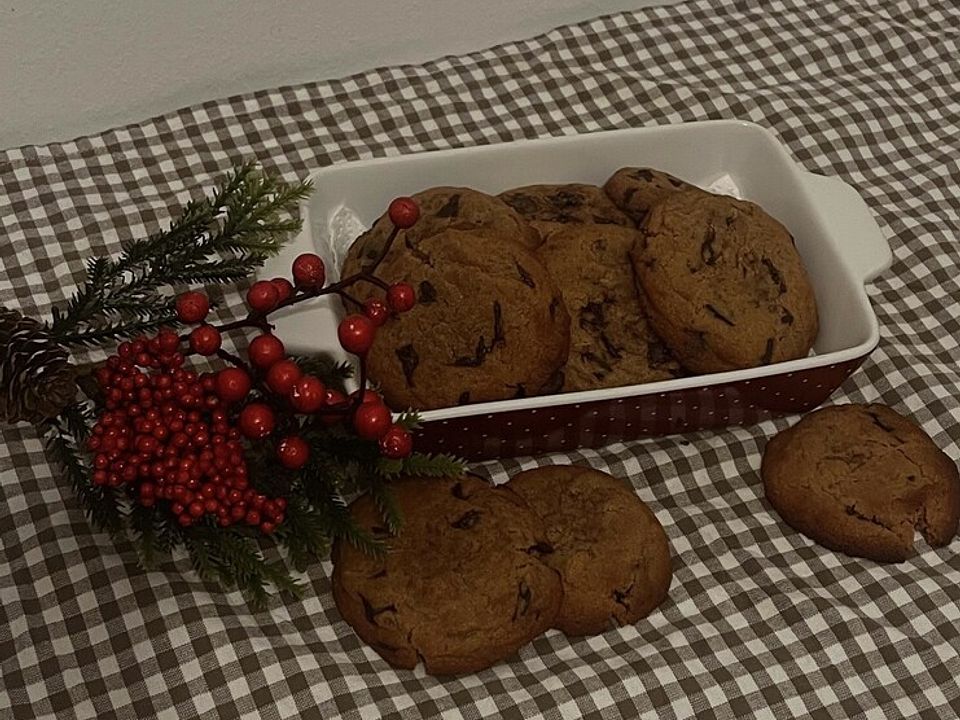 Vegane Soft Chocolate Chip Cookies von chiarastk| Chefkoch