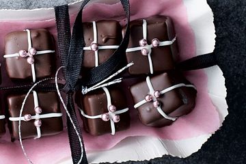 Nougat-Kakao-Würfel