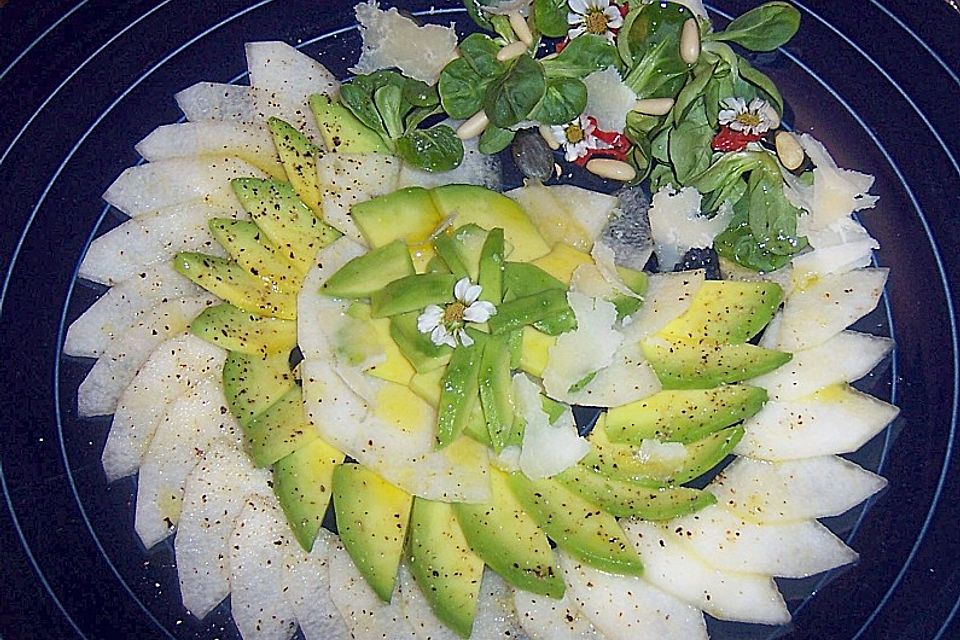 Avocado - Birnen - Salat