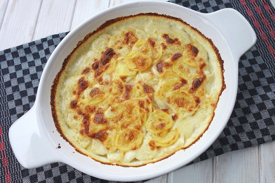 Klassisches Kartoffelgratin