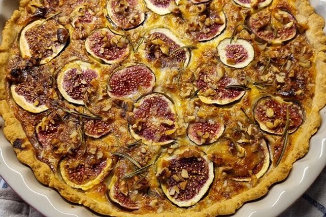 Ziegenkäse-Feigen-Walnuss-Quiche von vanger_S| Chefkoch