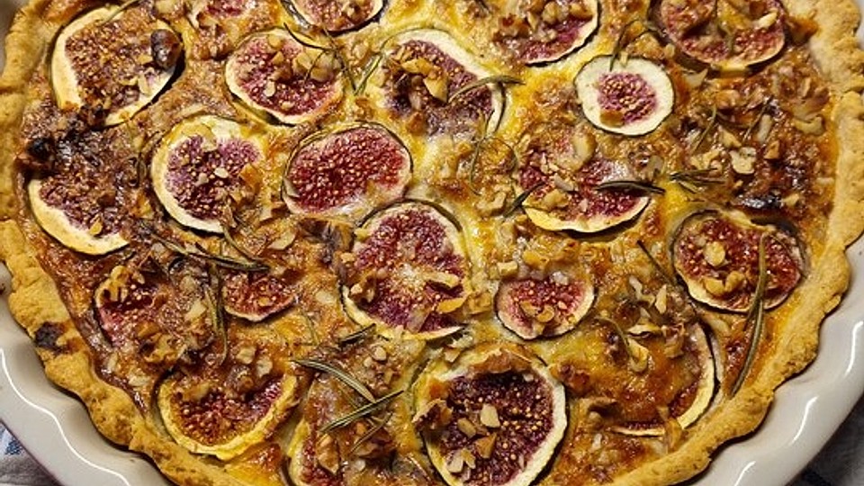 Ziegenkäse-Feigen-Walnuss-Quiche von vanger_S| Chefkoch