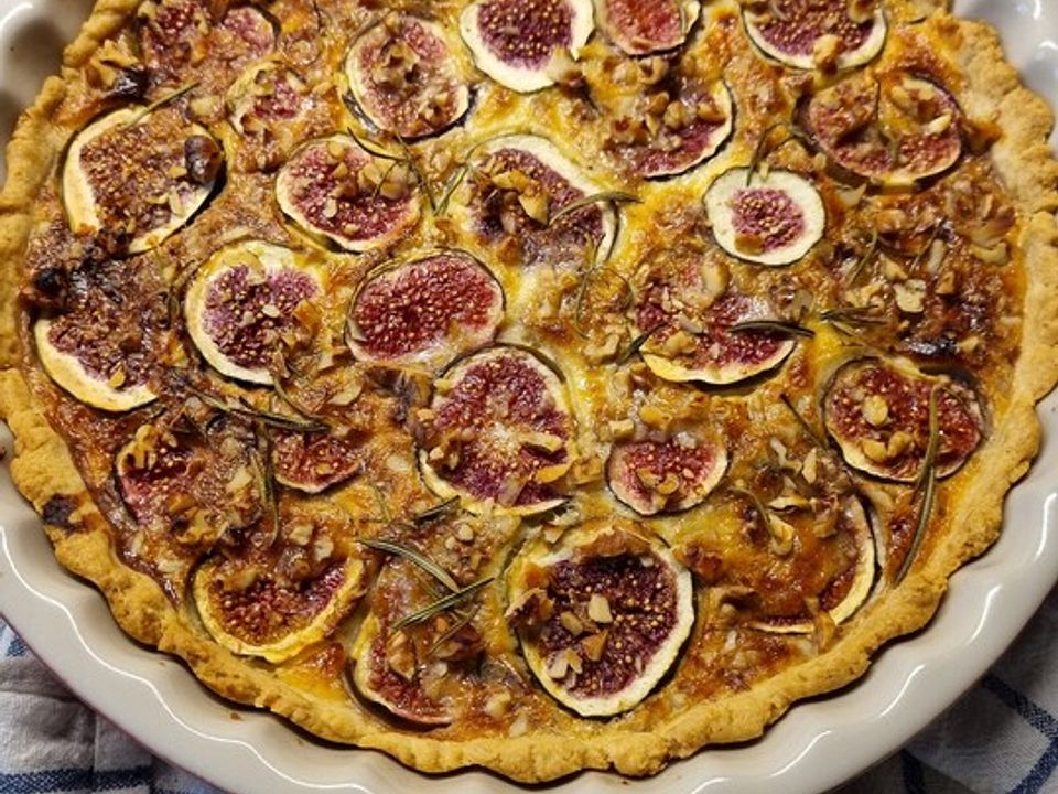 Ziegenkäse-Feigen-Walnuss-Quiche von vanger_S| Chefkoch