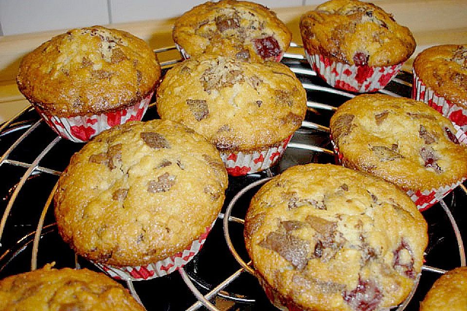 Kirsch - Mandel - Schoko - Muffins