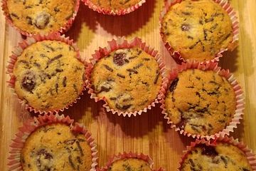 Kirsch Mandel Schoko Muffins Von Singlekochin Chefkoch