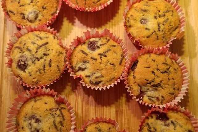 Kirsch - Mandel - Schoko - Muffins von singleköchin| Chefkoch