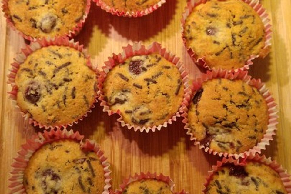 Kirsch - Mandel - Schoko - Muffins