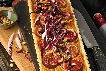 Quiche mit Feigen & Blauschimmelkäse