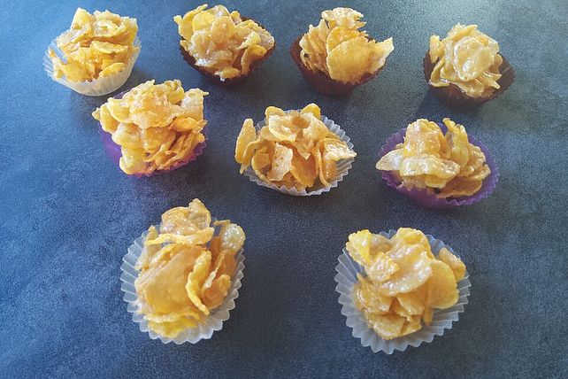 Honig Cornflakes Cups von Monika626| Chefkoch