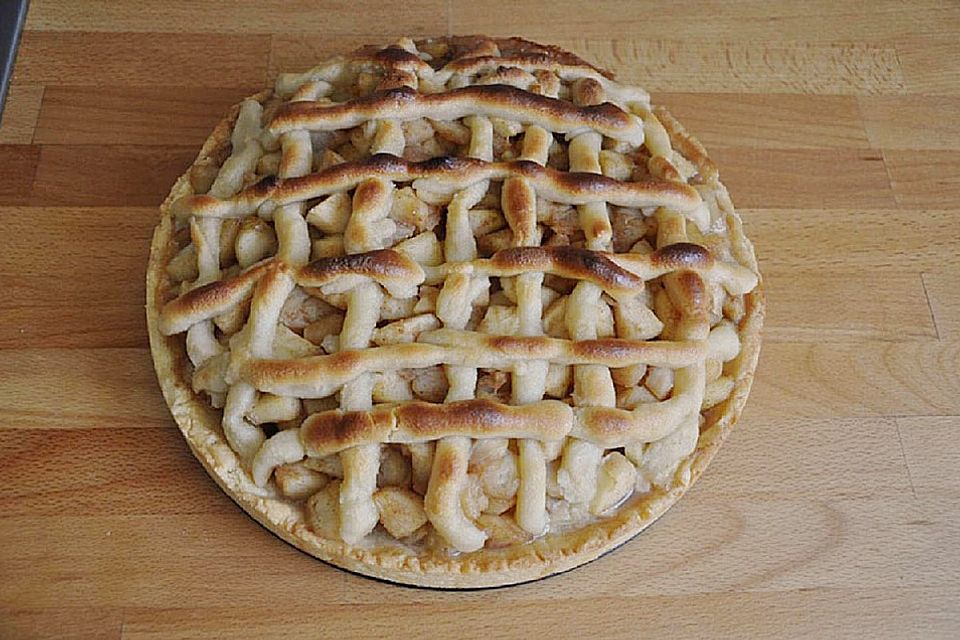 Apfel - Marzipan - Torte