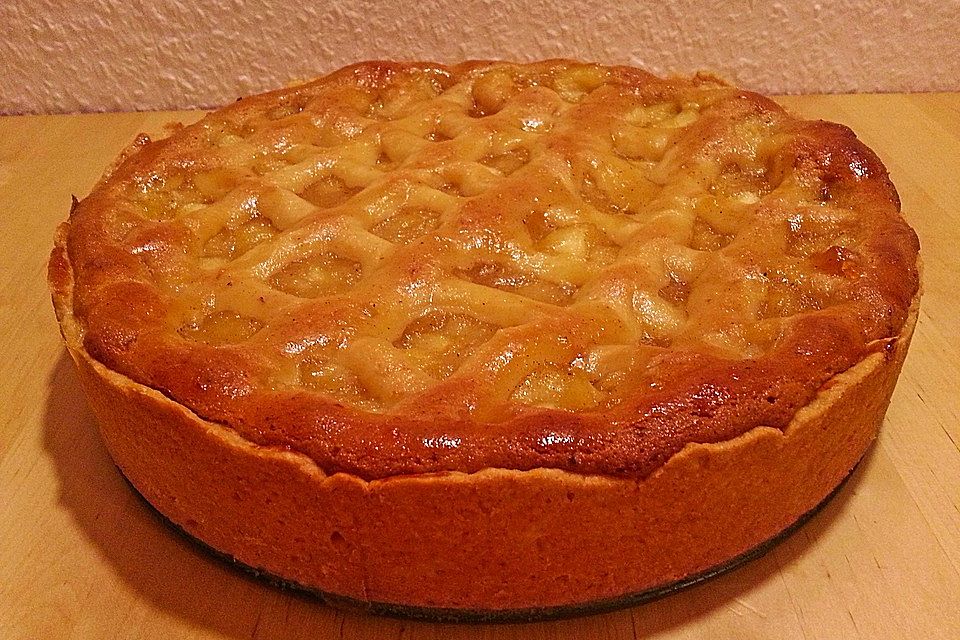 Apfel - Marzipan - Torte