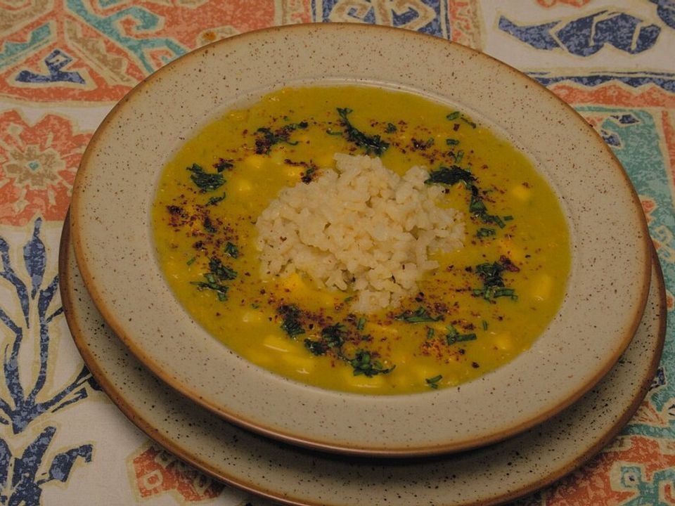 Kokossuppe mit roten Linsen und Mango von Tatunca| Chefkoch