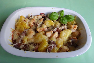 Bratkartoffel - Pfifferling - Auflauf