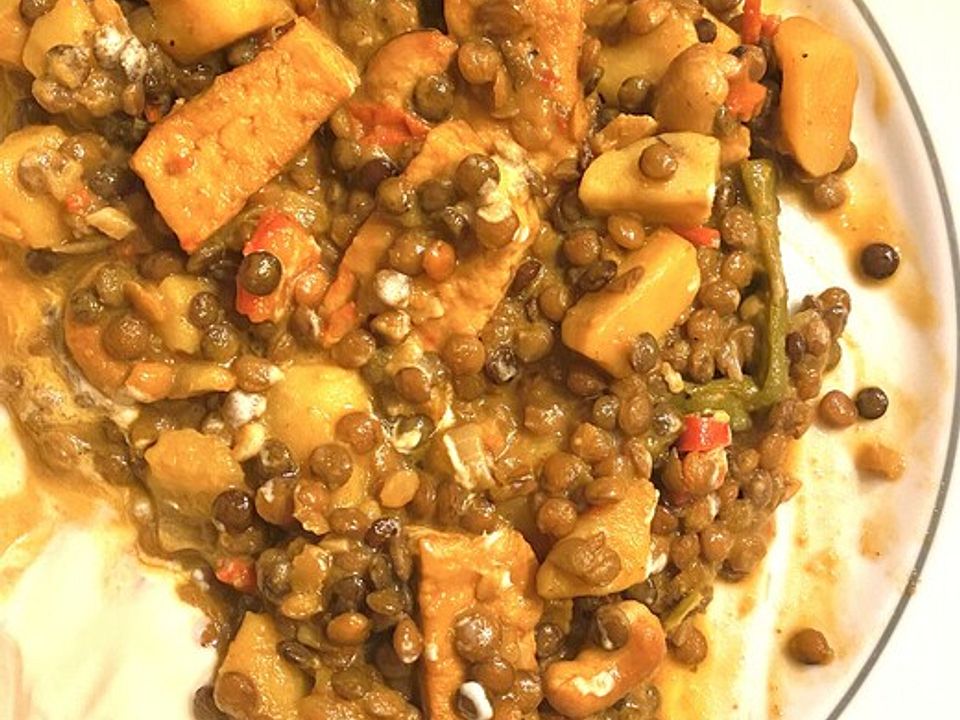 Linsen-Tofu-Curry von wolfgang_71| Chefkoch
