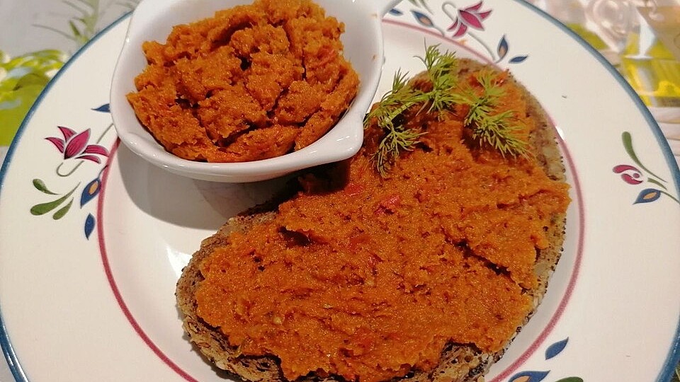 Veganer Möhren-Tomaten-Aufstrich von korinte777| Chefkoch Veganer Möhren-Tomaten-Aufstrich von korinte777| Chefkoch