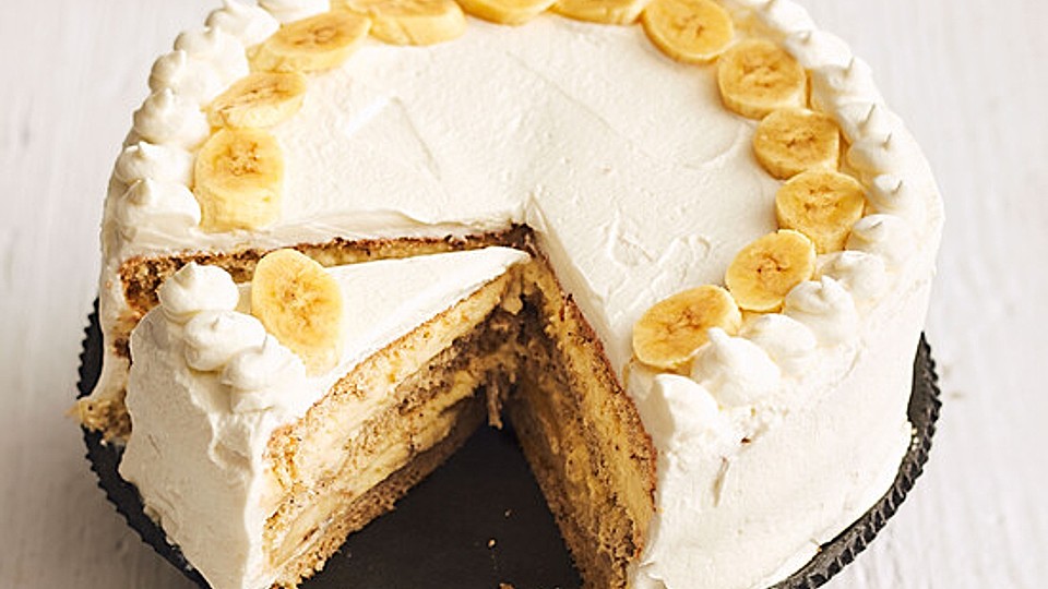 Bananen-Mandel-Torte