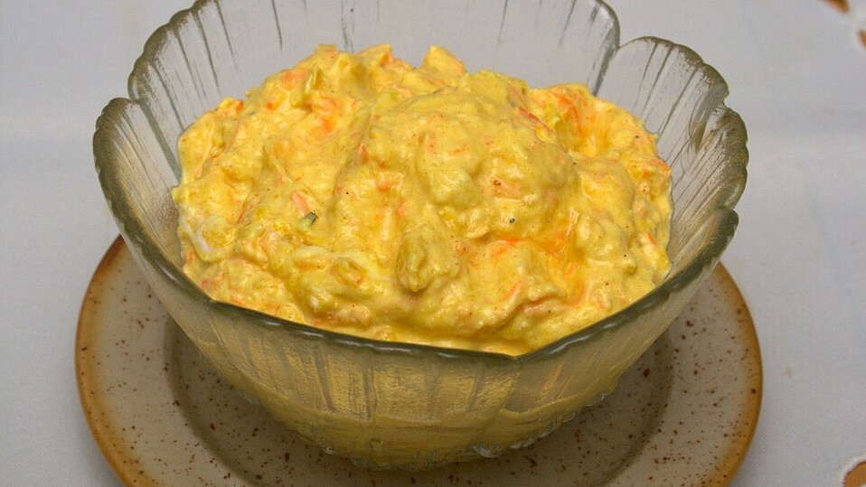 Frischkäse mit Ananas, Möhren und Curry von Tatunca