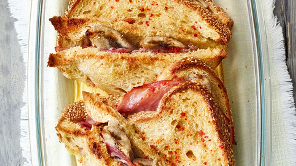 Bananen-Schinken-French-Toast