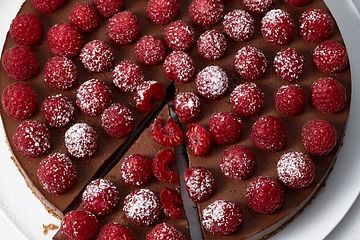 Schokoladen-Panna-cotta-Tarte