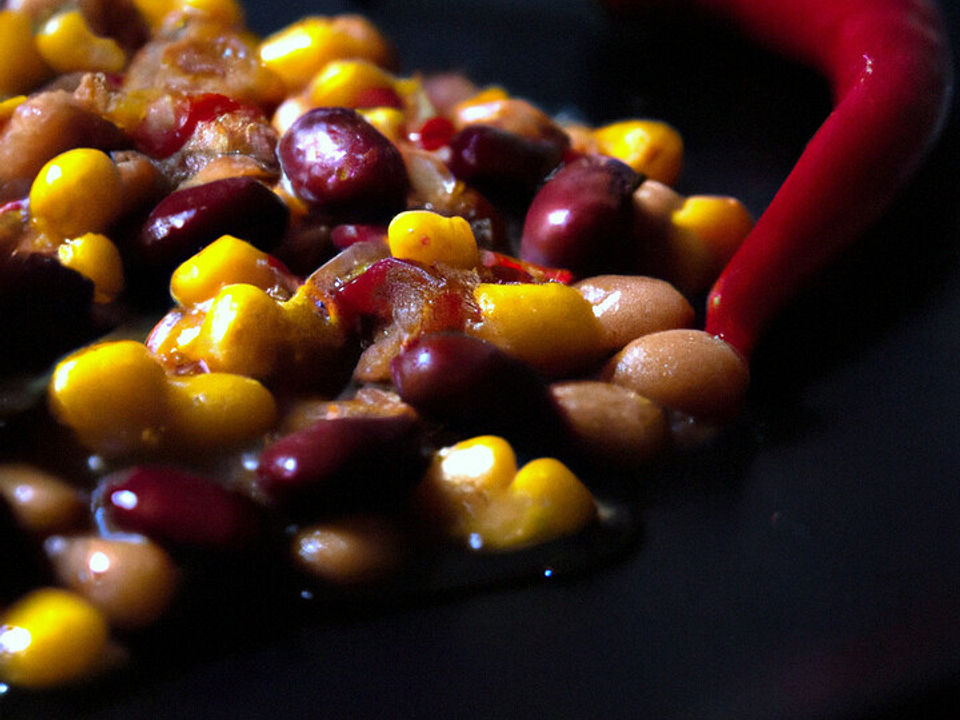 Baked Beans mit Mais und Paprika von Jumparrow Chefkoch